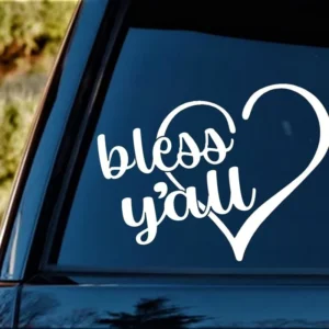 Love Shape Colors Custom Water Resistant Die Cut Vinyl Window Car Decals & Stickers for Promotional Gifts