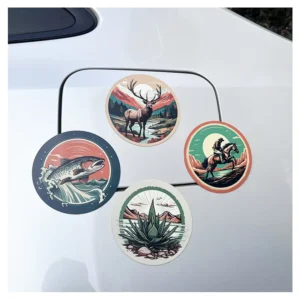 Low MOQ Custom Reusable Car Magnets Custom Waterproof and Weatherproof Decorative Die Cut Magnetic Promotional Car Stickers