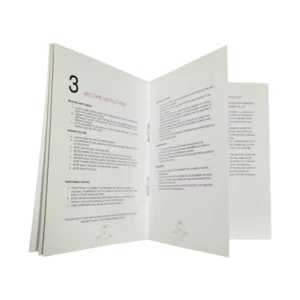 Low MOQ Machine Instruction User Manual Small Instruction Manual Customized Offset Printed Advertising Brochure Flyer