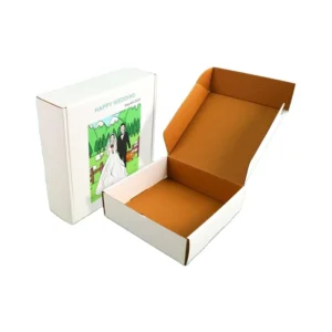 Low MOQ Recyclable Kraft Corrugated Wedding Gift Postal Mailer Shipping Boxes