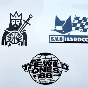 Low MOQ UV Resistant Eco Friendly Durable Water Resistant Tear Resistant Self Adhesive Die Cut Car Window Stickers