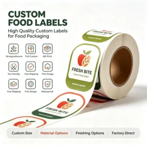 Luxurious Eco-Friendly Waterproof PP Self-Adhesive UV-Resistant Vinyl Offset-Printed Glossy Cold Label