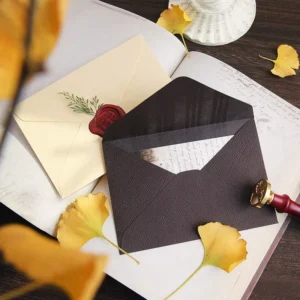 Luxury Gauze Paper Wedding Invitation Envelopes With Logo