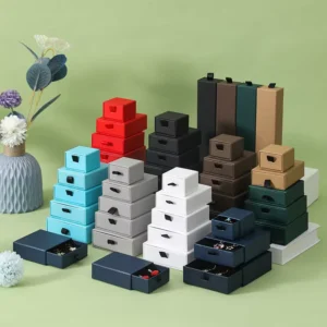 Luxury Personalized Mini Small Paper Jewelry Gift Packaging Box With Logo