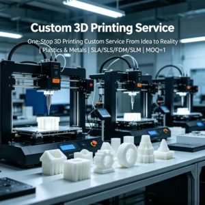 MOQ 1 Piece OEM Factory Metal & Plastic 3D Printing Custom SLS SLM SLA FDM Functional Prototype Service