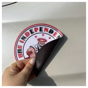 MOQ 20pcs UV Resist Magnetic Signs for Car Truck Van Vehicle Magnet Custom Printing Car Door Magnet Car Bumper Magnet Sticker