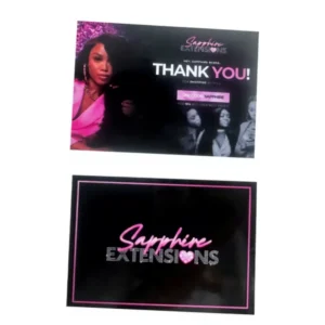 MUYANG Custom Printed New Style Greeting Card and Hang Tag Set With Envelope for Sale
