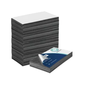 Magnetic Business Card Magnets, Pack of 50, Peel-and-Stick Adhesive