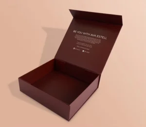 Magnetic Foldable Cardboard Paper Gift Box Packaging with Coated Paper