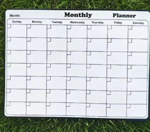 Magnetic Planner Calendar Memo Message Board Erasable Refrigerator Sticker
