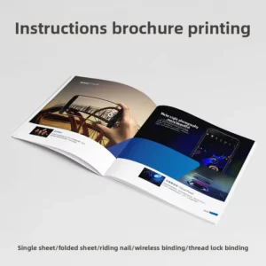 Manufacture Custom Instruction Manuals Brochures Corporate Catalogs Promotional Leaflets Color Pages Printing