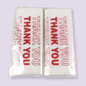 Manufacturer Biodegradable HDPE Thank You T-Shirt Shopping Bags