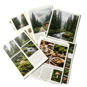 Manufacturer Book Printing Service High Grade Coated Paper Gold Hot Stamping Printed Magazine Custom Offset Print