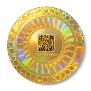 Manufacturer Custom 3D Hologram QR Code Security VOID Packaging Labels