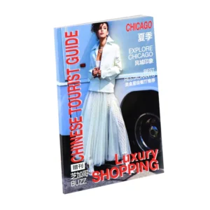 Manufacturer Custom Full Color Offset-Printed Cardboard Softcover Catalogue Magazine Brochure