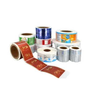 Manufacturer Custom OEM Waterproof Glossy Adhesive Vinyl Roll Labels for Packaging