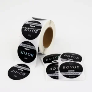 Manufacturer Custom Printed Vinyl Packaging Sticker Labels on Roll