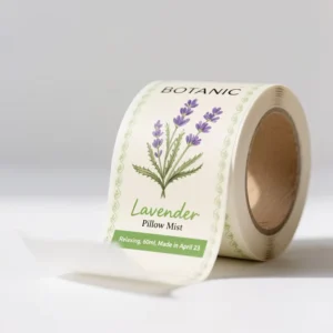 Manufacturer Custom Self-Adhesive Roll Packaging Labels with Logo
