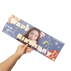 Manufacturer Double-Sided Custom Kpop Idol Cheering Hand Banner