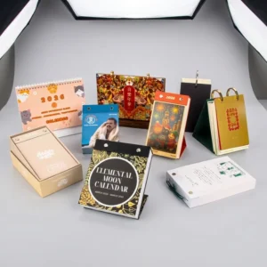 Manufacturer Full Color Printing Office Paper Custom 365 Day Desk Table Calendars
