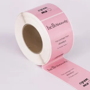 Manufacturer Mailer Box Easy-Tear Seal Waterproof Copperplate Paper Self-Adhesive Labels
