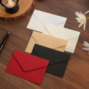 Manufacturer’s Kraft Paper Blank Simple Multicolor Small Envelope for Invitations and Letters