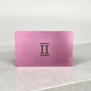 Matte Black Brushed NTAG213 NFC RFID Metal Digital Card