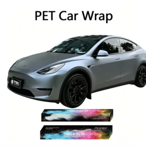 Matte Car Body Wrap Sticker, Smooth Foggy Finish, Removable No Residue