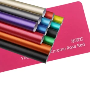 Matte Chrome Full-Body Car Wrap Vinyl Film Anti-Scratch Self-Healing UV Protection for Cars and Laptops