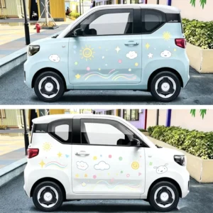 Matte Finish Customizable GM Model Car Stickers UV Resistant Vinyl Graphic for Sports Car Body Decor Auto Parts