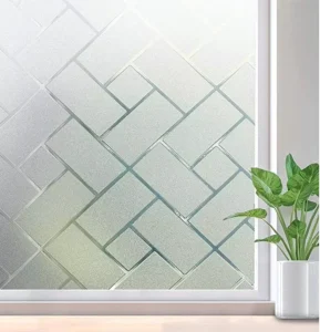 Matte Frosted Static Removable Glass Privacy Film