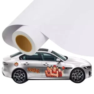 Matte White Self-Adhesive PVC Automotive Car Body Wrap Film Roll