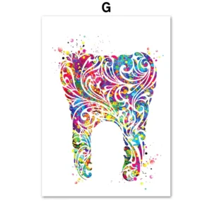 Medical Anatomy Lungs and Heart Art Poster, Minimalist Inkjet Canvas Print for Clinics