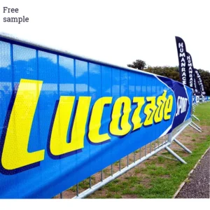 Mesh Waterproof UV-Resistant Netted Fabric Banner for Advertising