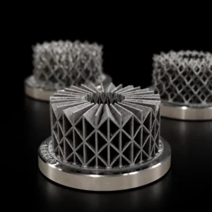 Metal 3D Printed Radial Lattice Heat Sink Core for Motor Electronics and Aerospace Cooling