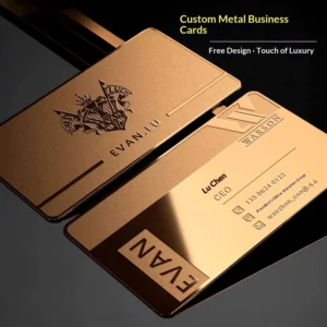 Metal Business Card Custom Membership Card Corporate Embossed VIP Gift Stored-Value Logo Hot-Stamping Printing