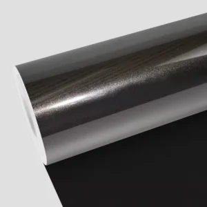 Metallic Black 1.52*17m Low-Adhesion Dry-Installation Car Vinyl Wrap