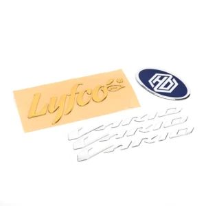 Metallic Gold 3D Soft Glossy PVC Silk Screen Printed Apparel Patches