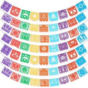 Mexican Carnival Theme Party Indoor and Outdoor Decoration Hollow Flag Pinata Felt Banner Customization
