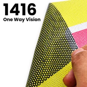 Micro-Perforated Glossy Self-Adhesive Vinyl One-Way Vision Window Film for Glass and Car Windows
