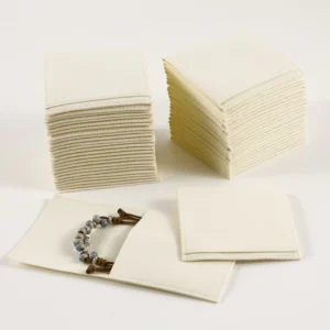 Microfiber Envelope Jewelry Packaging Pouches, No Logo