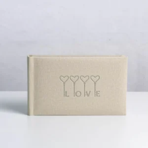Mini Book-Bound 4×6 Photo Album, 50 Photos, Portable PU Leather