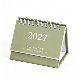 Mini Desk Calendar Custom New Design Spiral Binding Creative Illustration Desk Calendar Simple Decoration Calendars