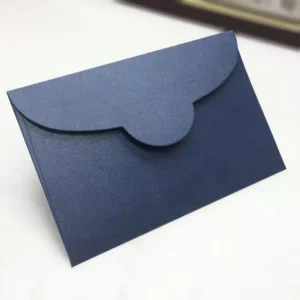 Mini Kraft Paper Envelope for Wedding Invitations and Gifts, White or Black, Blank