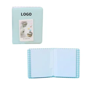 Mini Photo Album Book Custom Logo PU Self-Adhesive Memory Album for Girls