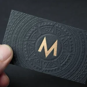 Minimalist Luxury Business Cards Custom Personalized Logo Text Cardboard High End Professional Calling Cards for Business