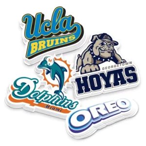 Mixed Style UV Resistant Brand Logo Printing Waterproof Die-Cut PVC Vinyl Stickers
