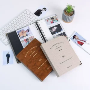 Model 26-020 120-Pocket PP Binder Waterproof Photo Album for Mini Instant Photos and Business Cards (3 Inch)