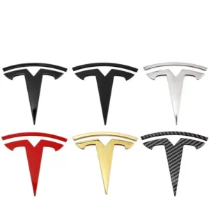 Model Y 3 Steering Wheel Front Rear Trunk Logo Cover Sticker Badge Decal 120mm
