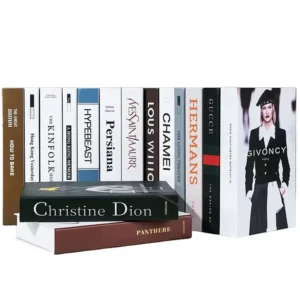 Modern Light Luxury Decorative Faux Books for Model Rooms